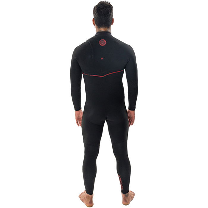 2024 Rip Curl Hombres Flashbomb Fusion 5/3mm Zip Free Neopreno 163MFS - Black